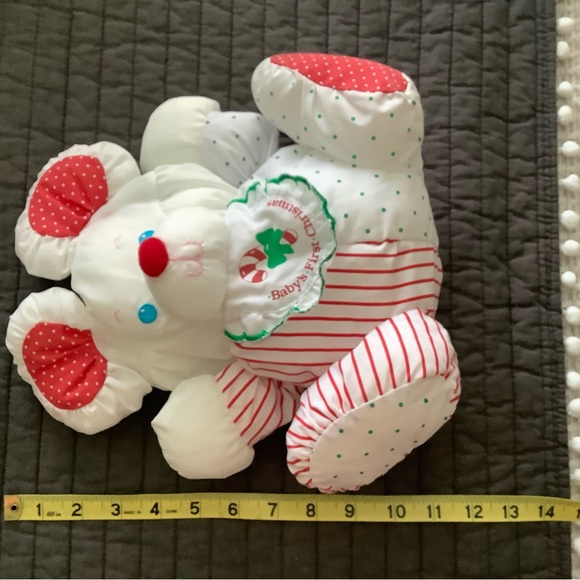 Rare Vintage Fisher-Price Puffalump Baby’s First Christmas EUC Rattle Inside - Picture 5 of 5